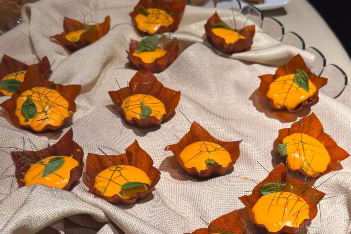 I finger food d'autore che hanno aperto la degustazione, un trionfo di sapori e tipicità territoriali