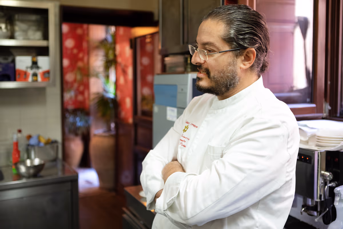 Lo chef Damiano Ferraro