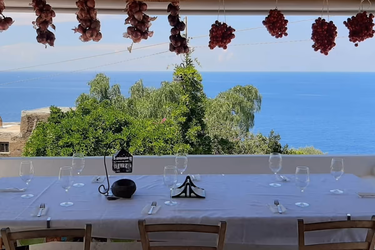 La terrazza panoramica di Fenech