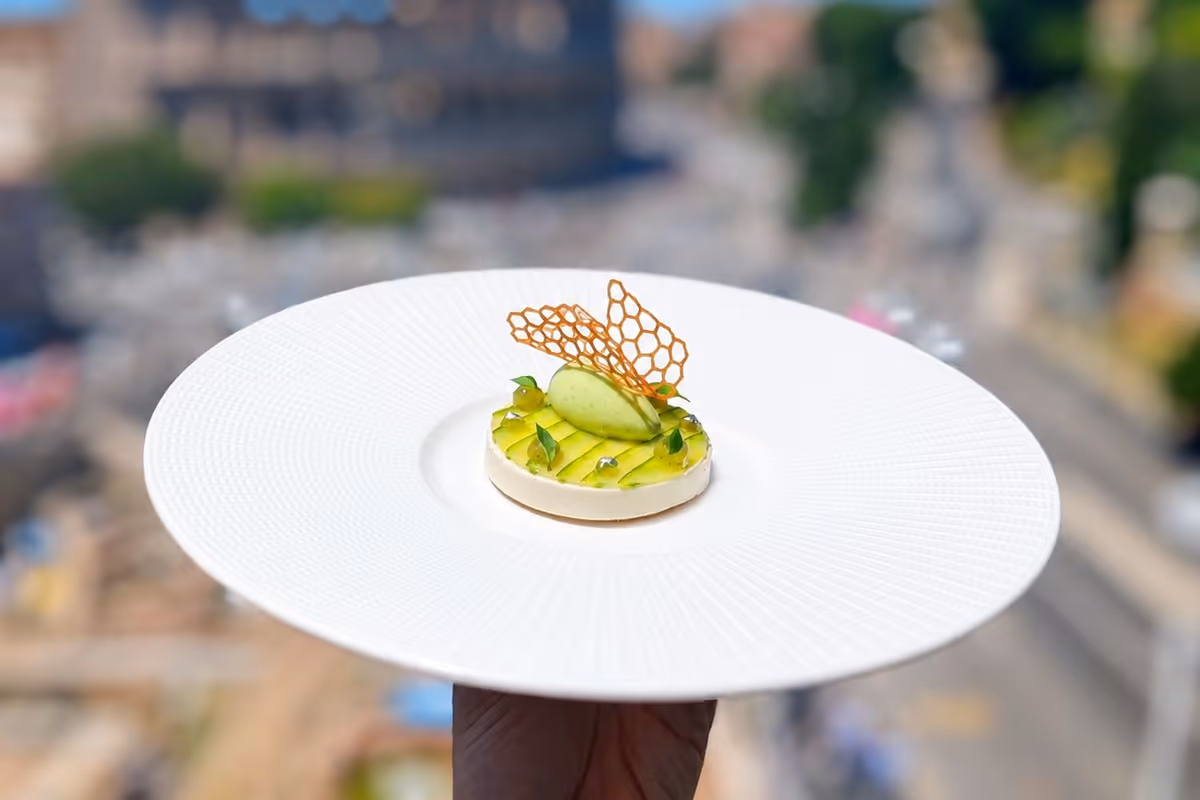 Dessert senza glutine: panna cotta al miele con zucchine alla scapece