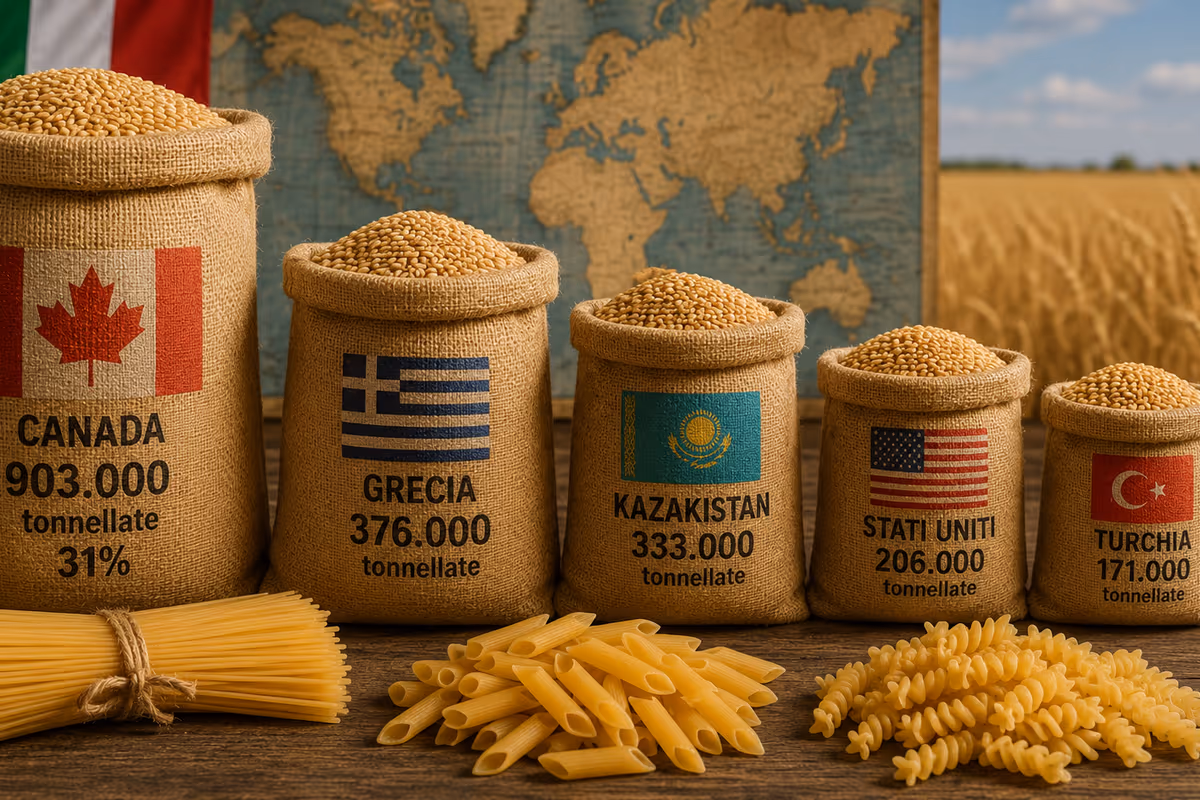 Dietro il successo della pasta italiana c'è anche il grano straniero