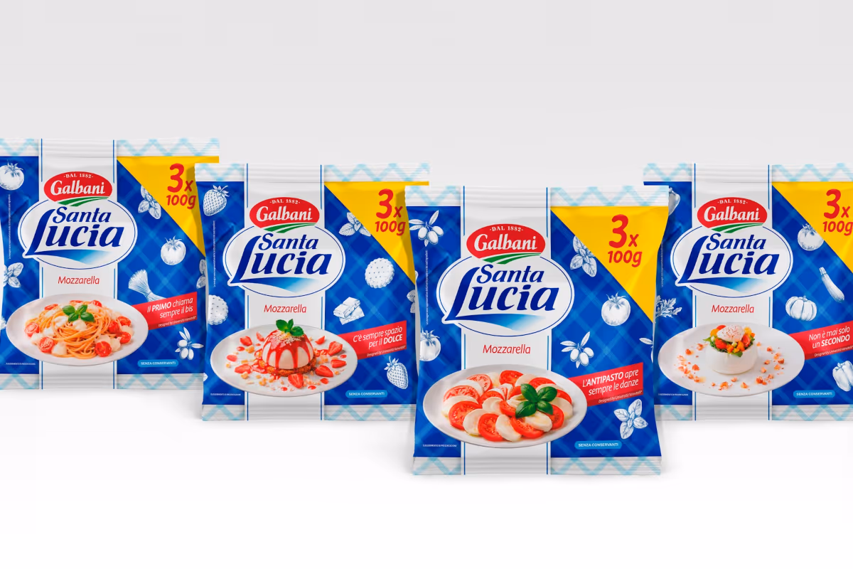 Galbani cambia volto alla mozzarella: il pack nasce dagli studenti universitari