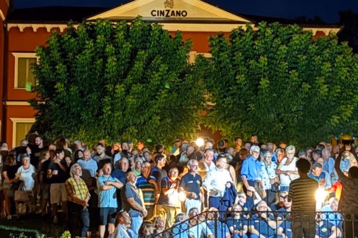 Un momento della serata con i conferitori a Diano d'Alba