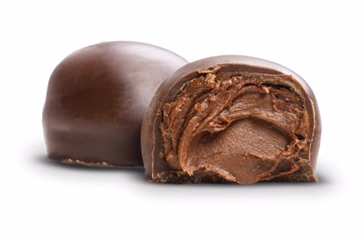 Nei cioccolatini con ganache di cioccolato