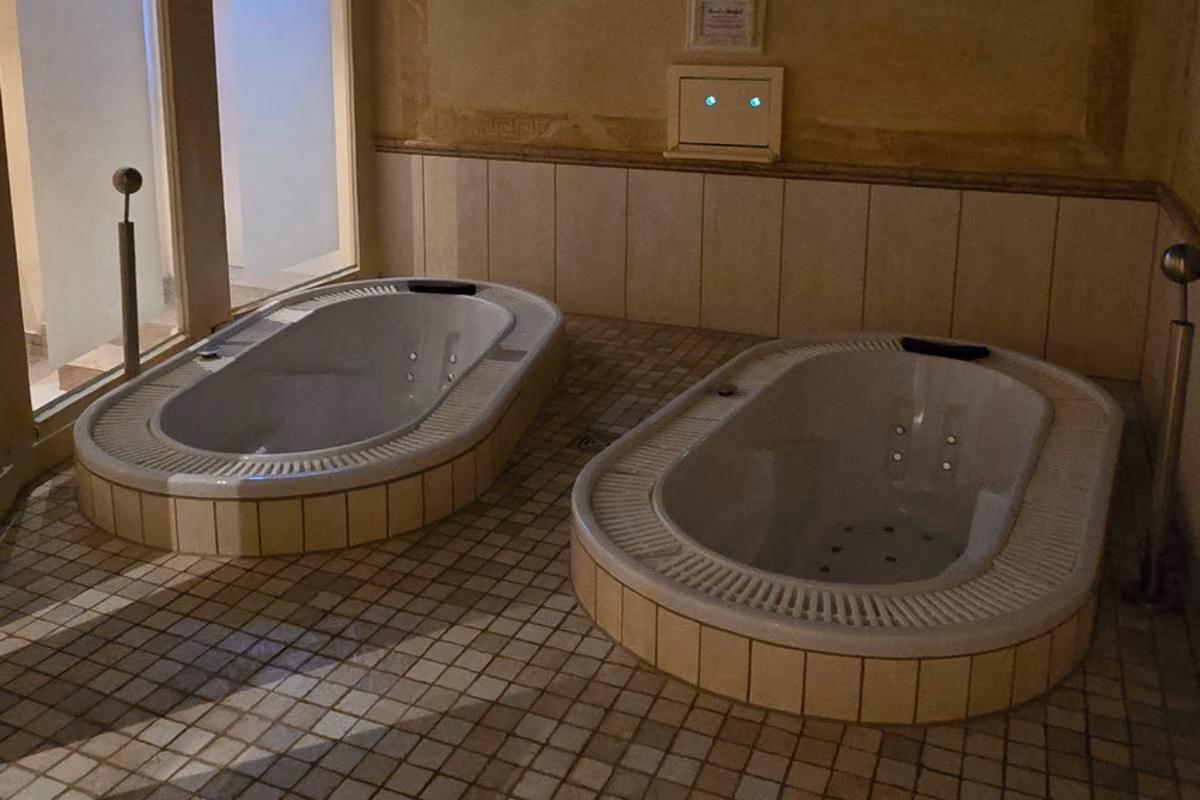 Un dettaglio della spa