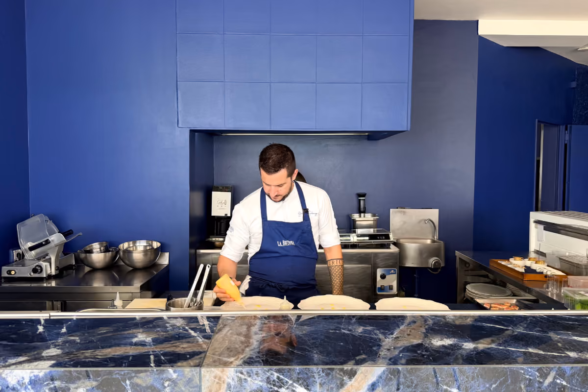 Lo chef German Scalmazzi