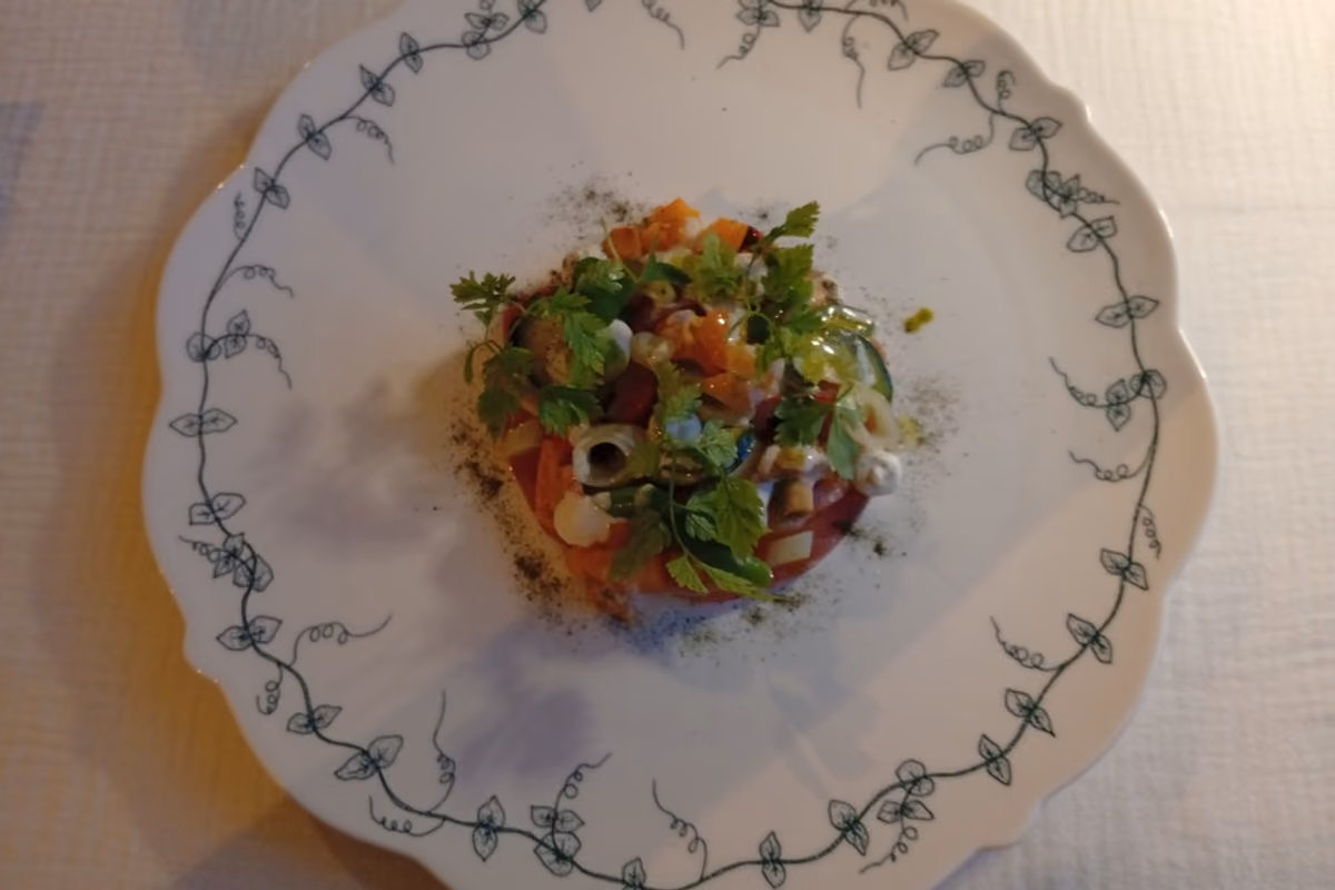 I piatti del ristorante di Castel Pergine abbinano tradizione e innovazione