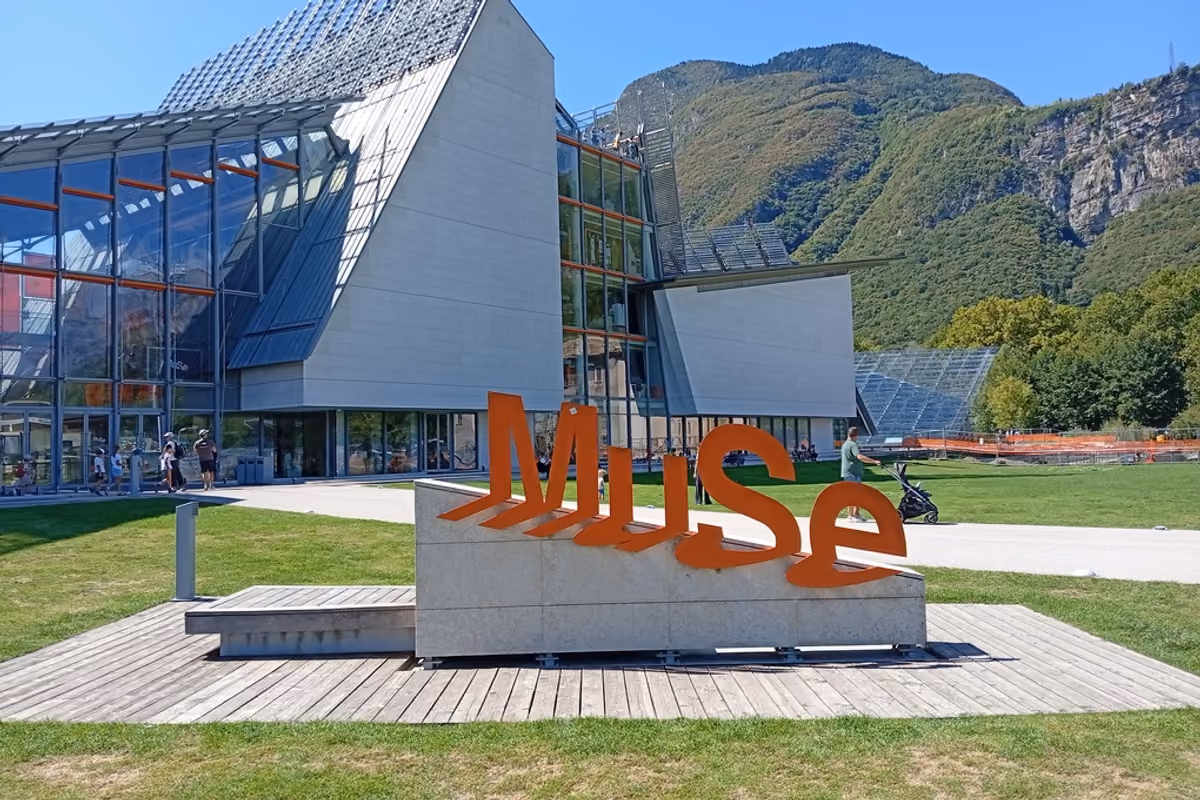 L'esterno del Muse, il Museo delle Scienze di Trento