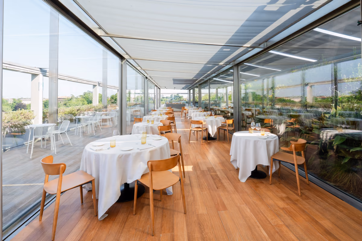 Gli spazi di Terrazza Triennale