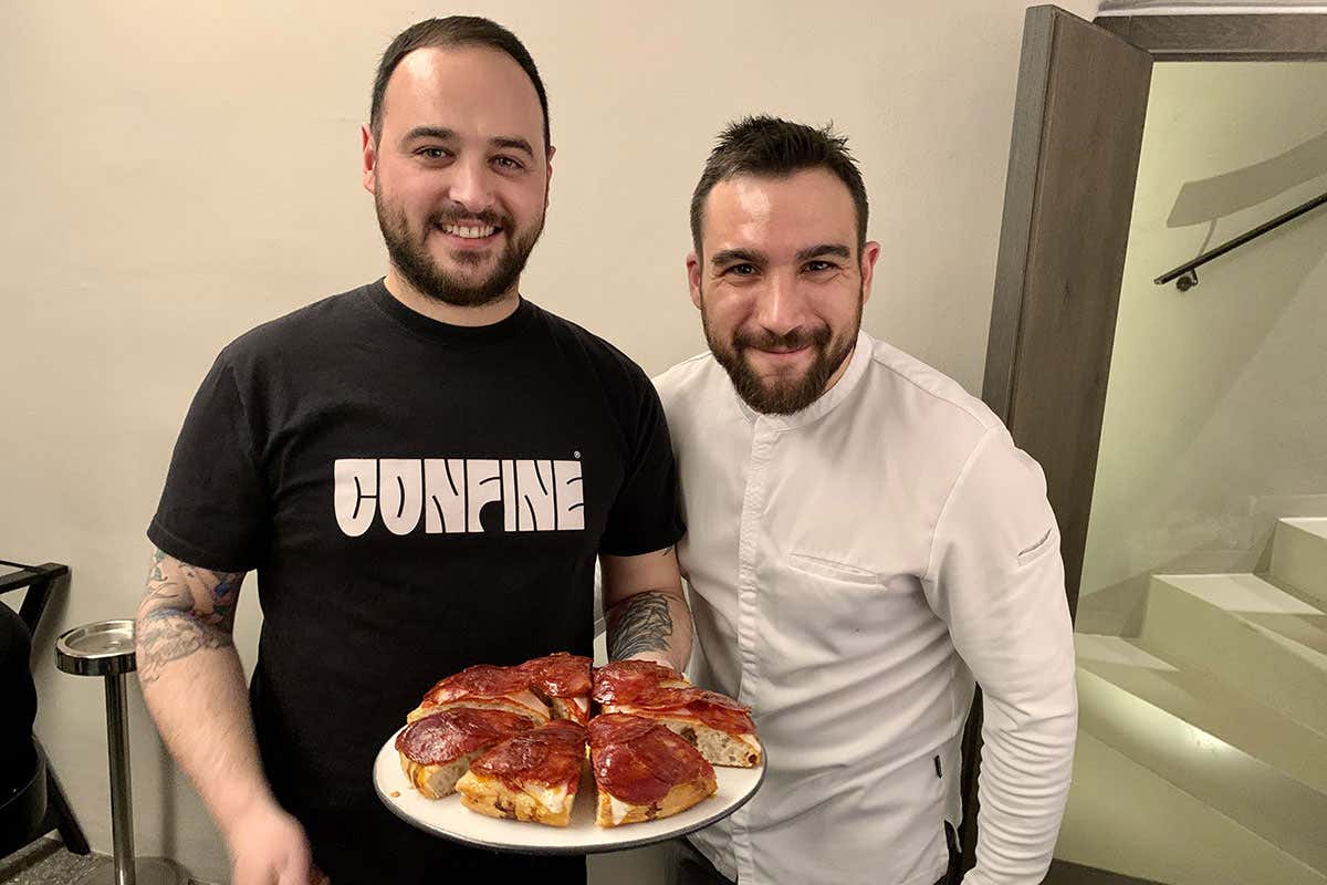 Mario Ventura e Francesco Capece di Confine, Milano