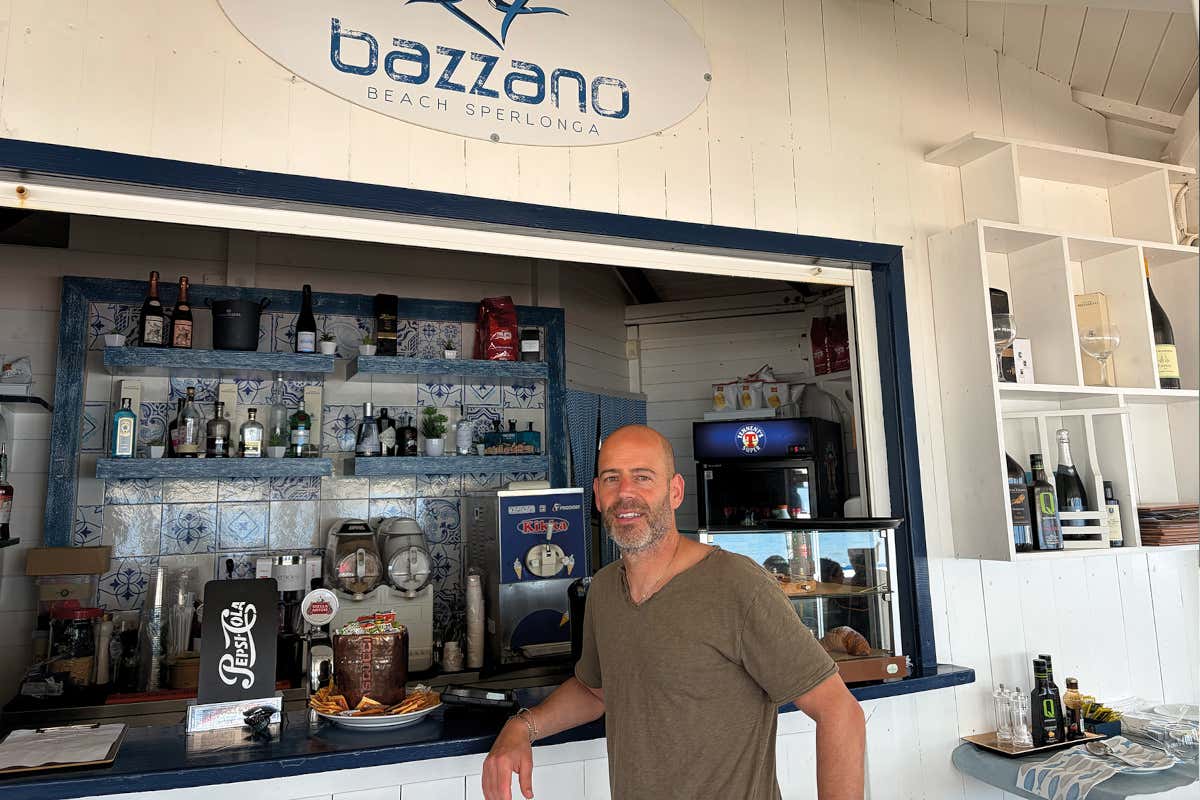 Renato Cardogna, titolare di Bazzano Beach